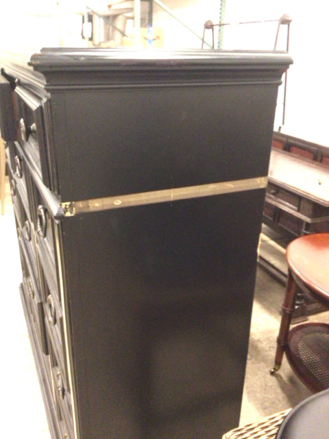 Havertys Black 15 Drawer Dresser