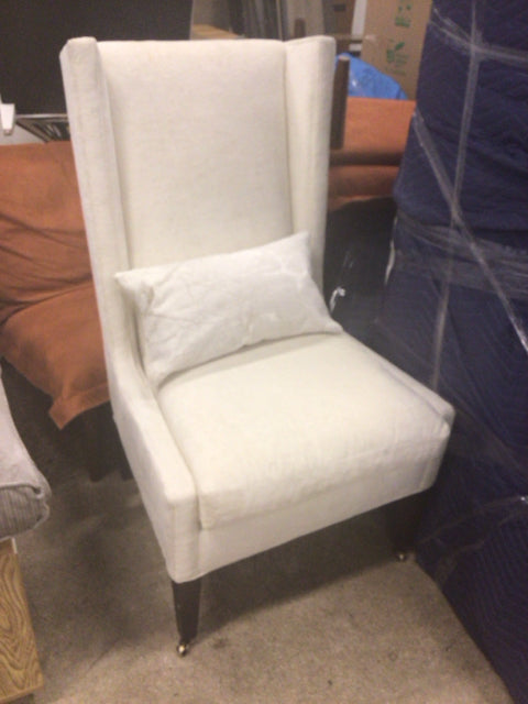Lee Industries Fabric Upholstered High Back Chair W/Pillow