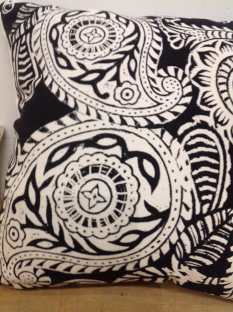 Pillow- 24" Black & White Print