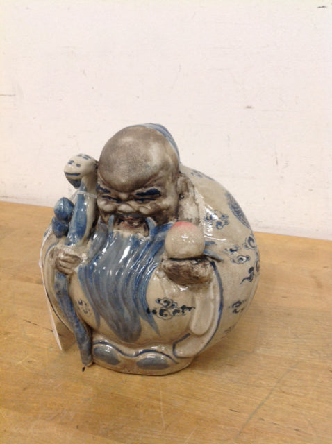Blue/White Vintage Buddha