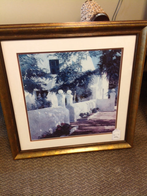 29x29 Framed Tuscan Villa Print