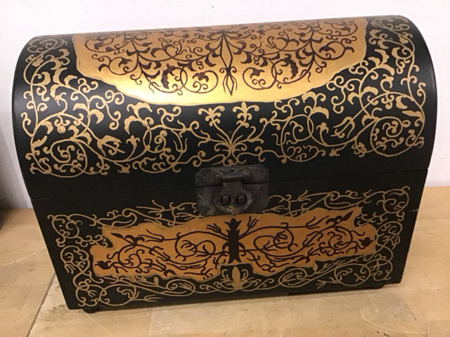 14"x8"Gold/Black Decorative Box