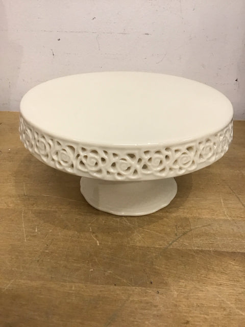 7.5" I. Godinger & Co. Footed Cake Plate