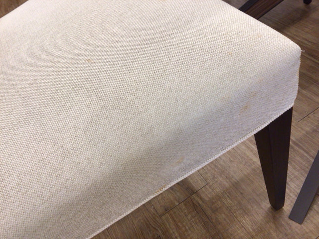 AS-IS Set Of 6 Crate & Barrel Lowe Fabric Dining Chairs(Discolor Spots)