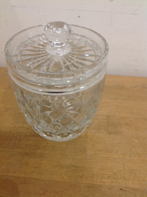 5" Cut Crystal Bisquit Jar