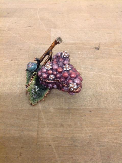 Enamel Stone Grape Trinket
