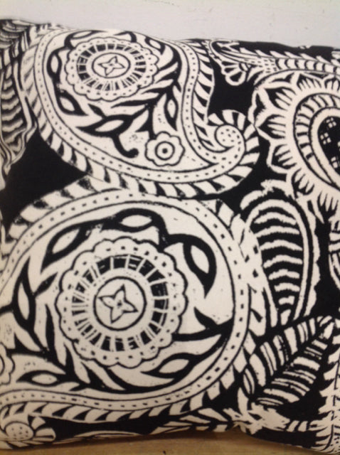 Pillow- 24" Black & White Print