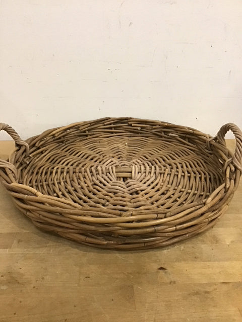 21" Woven Basket Basket Tray