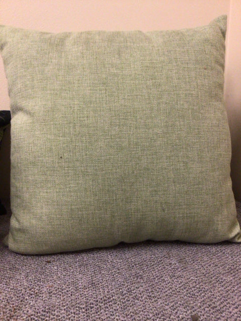 Light Green Fabric Pillow