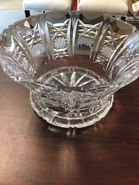 6" Round Cut Glass Bowl