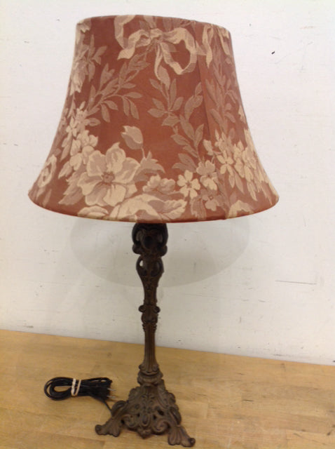 24" Bronze Metal Lamp