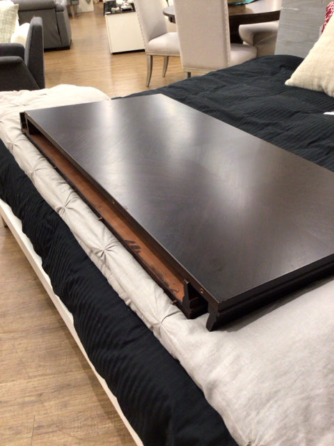 Espresso 50x50 Wood Dining Table/6 Chairs 2 Leaves