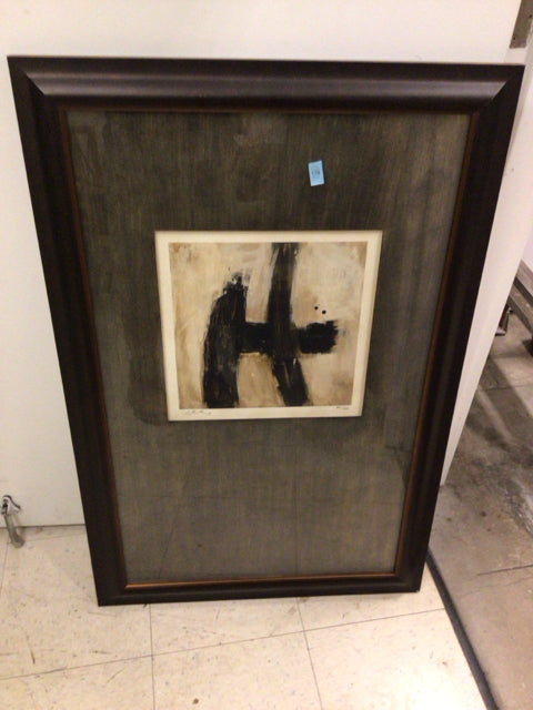 40 1/2" X 26 1/2" Framed Abstract Print