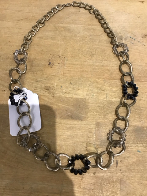 Link With Black Beads