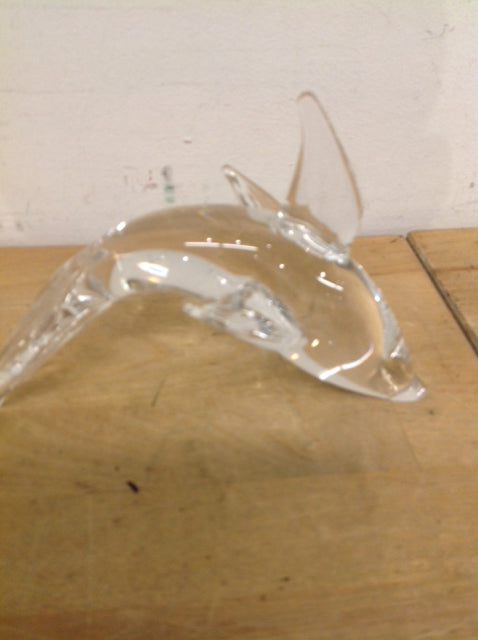Glass Dolphin Sculpture