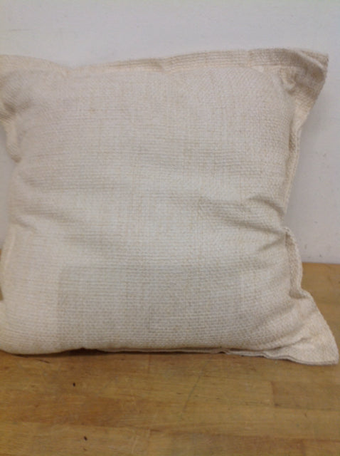 Pillow- 18" Ivory Texture