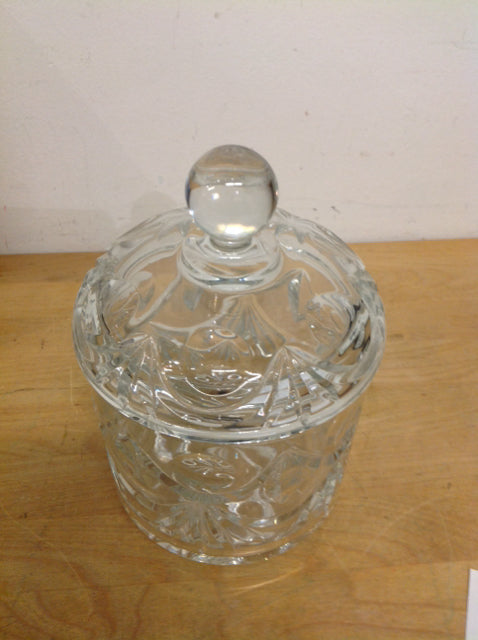 8" Cut Crystal Bisquit Jar