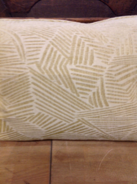 Pillow- 18" Gold Print