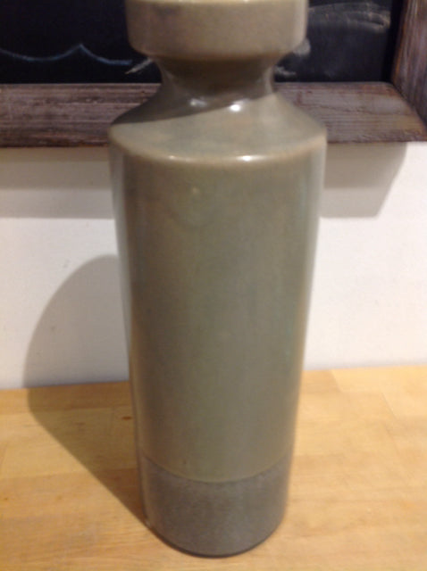 Vase- 15" Grey Ceramic