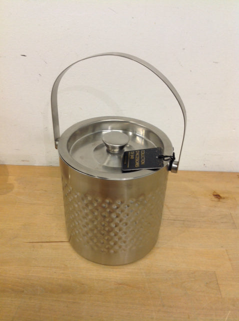 6" India Silver Metal Ice Bucket