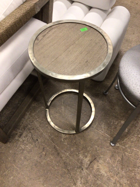 RH Atwood Round Drink Side Table