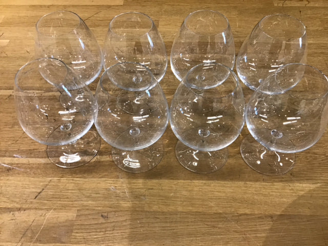 Set Of 8 Christofle Vinea Balloon Brandy