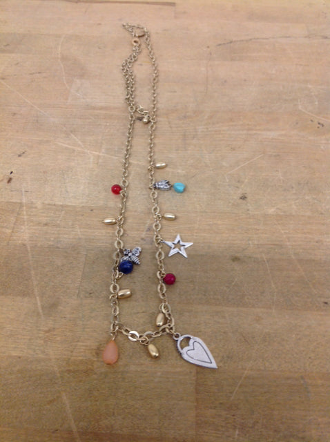 Necklace- Gold Charms