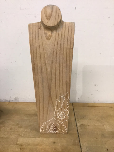 20" Wooden Jewelry Display