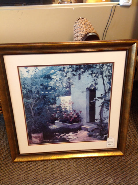 29x29 Framed Tuscan Villa Print