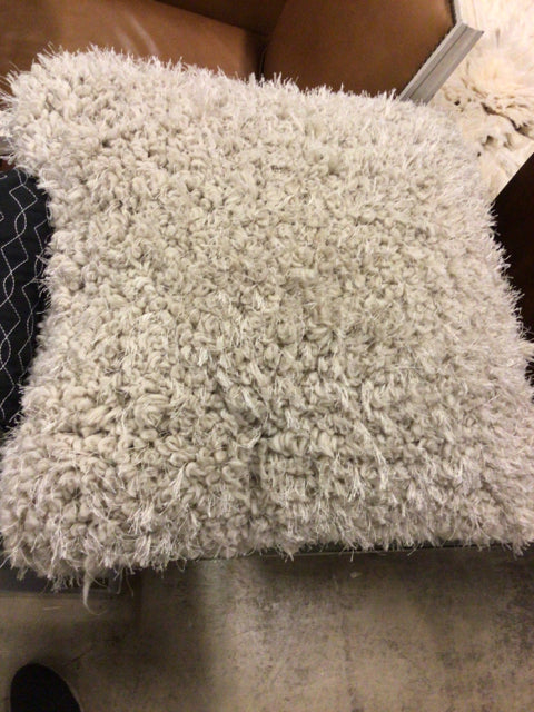 Light Grey Wool Pillow