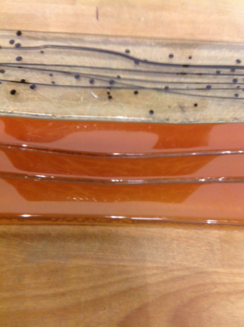 Tray- 13" Art Glass