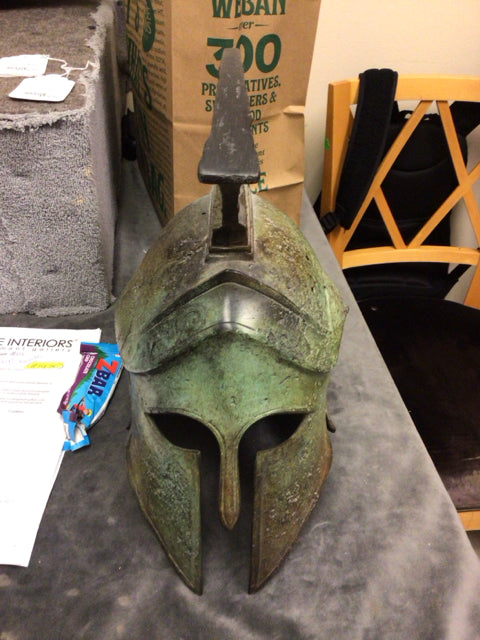 Metal Spartan Helmet