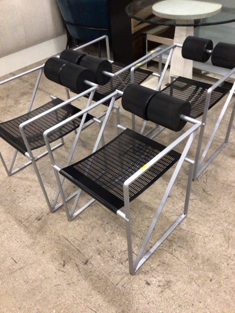 AS-IS Set Of 4 Mario Botta Seconda Armchairs(Some Headrests Cracking)