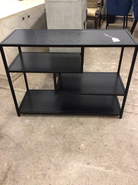 Black/Black Short Shelf Unit
