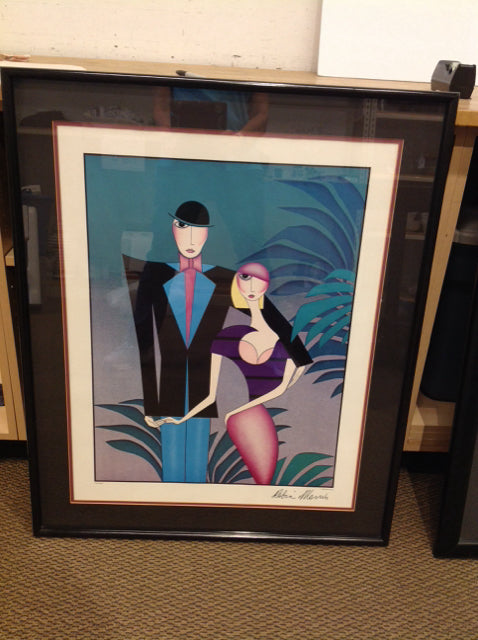 31x37 Framed Robin Morris "The Couple"