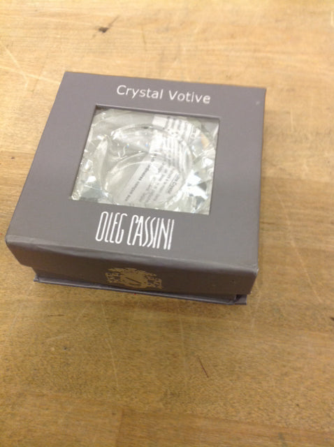 Oleg Cassini Crystal Votive