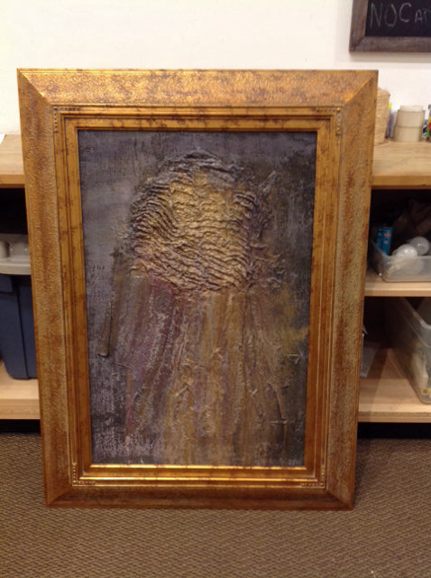 47x37.5 Framed Mixed Media on Canvas
