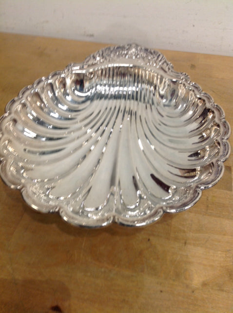 Bowl- 14" Silverplate Shell