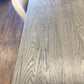 AS-IS Light Grey Wood Top Dining Table (Marks On Top)