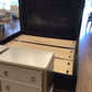 Camden Collection Grey Tufted King Bed