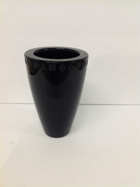 7" Ward Bennett Black Sasaki Vase