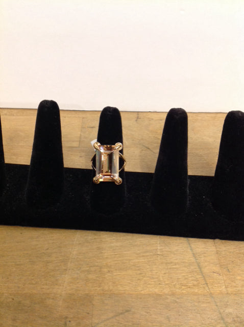 Gold Rhinestone Ring