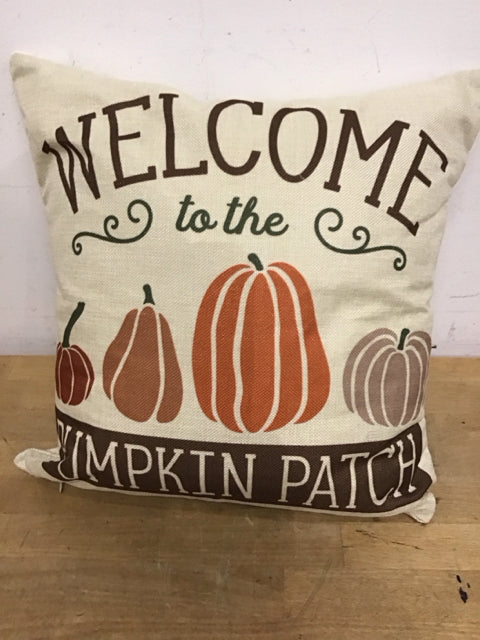 16" Fall "Welcome To The Pumpkin Party" Pillow
