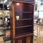 AS-IS Woodworth Wooden Industries Wood Tall Bookcase(Repair Done To Base)