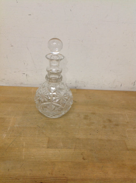 Cut Glass Tall Neck Decanter