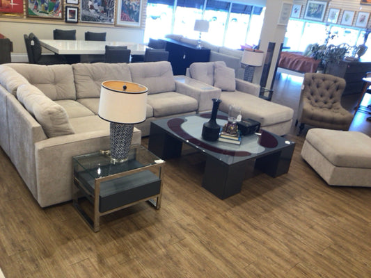 RTG Drew & Jonathan ModularOne Collection 6 PC Beige Sectional