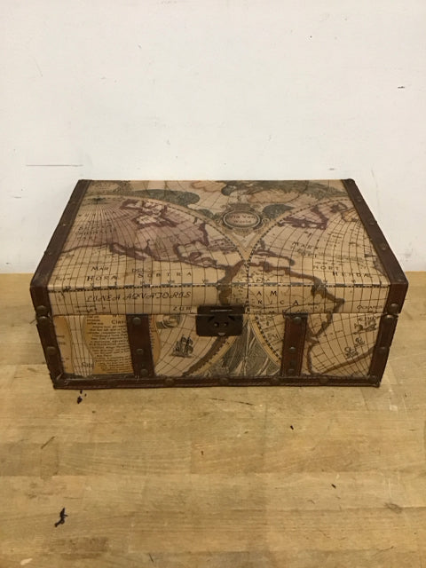16"x3" Decorative World Map Box