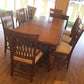 AS-IS Tommy Bahama Extension Dining Table W/8 Chairs/2 Leafs