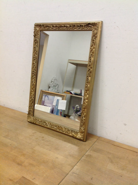 18"x26" Gold Framed Mirror