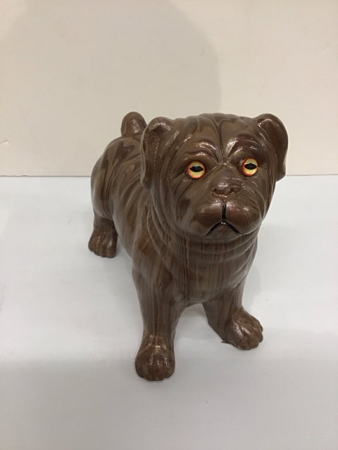 Brown Bulldog By Susan David